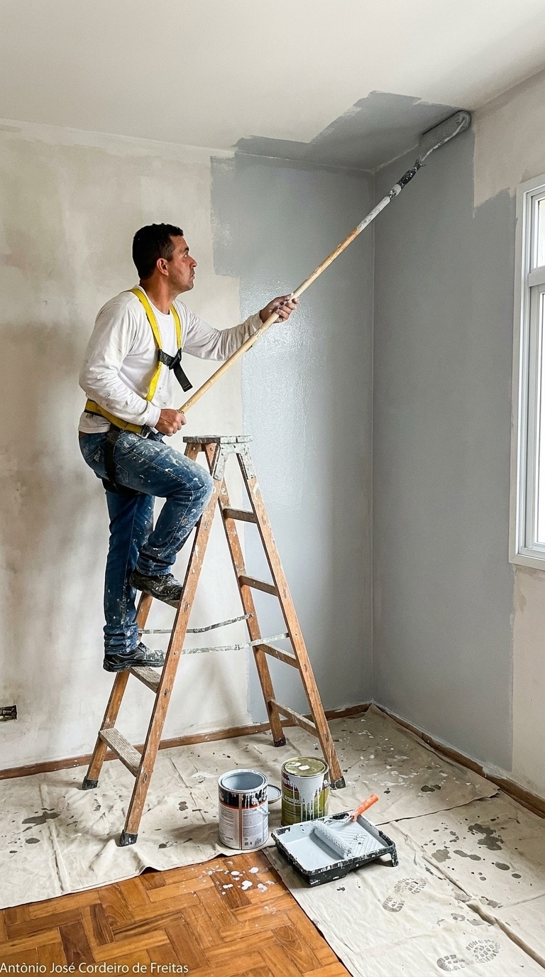 Painter at work